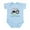 Sky Blue, variant on CafePress - Little Cousin Tractor Infant Bodysuit - Baby Light Bodysuit, Size Newborn - 24 Months