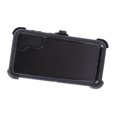 thumbnail image 4 of Funda para teléfono para Galaxy S21 UltraRugged con protección de puertos Incluye funda protectora con clip y soporte en color negro, 4 of 15
