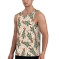 thumbnail image 2 of Rateoe Cowboy Christmas Trees Pattern Sleeveless Gym Shirt Muscle Tee Breathable Workout Shirt Slim-Fit Tank Quick Dry Fit Muscle Tank Top Bodybuilding Sleeveless T Shirt-Large, 2 of 7