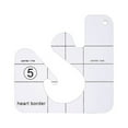 thumbnail image 1 of Kyusrd Summer All Home Savings!Acrylic DIY Sewing Patchwork Ruler Special shaped Hollow Sewing Kit Patchwork Template, 1 of 4
