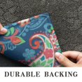 thumbnail image 6 of Bohemian Retro Floral Non-Slip Entryway Door Mat,Boho Indoor Decor Durable Low Plush Door Mat,Washable Welcome Rug for Patio Hallway Home Decor 16x47 Inches, 6 of 7