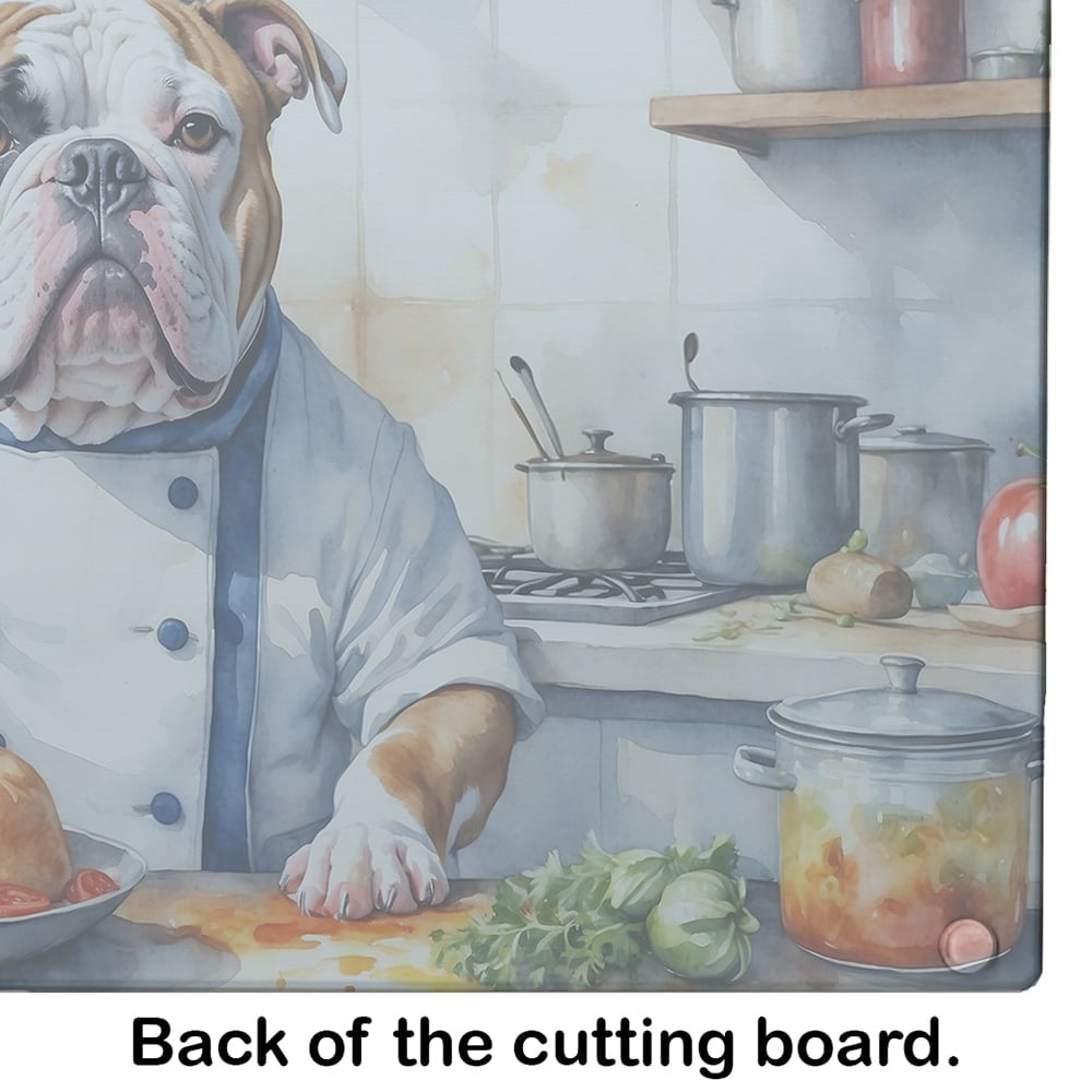 Bulldog The Chef Glass Cutting Board 12 in x 15 in