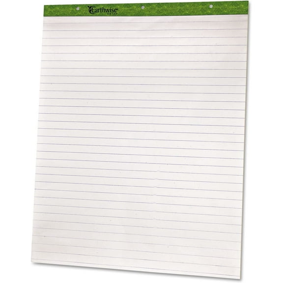 Ampad 24034 Flip Charts, 1 Ruled, 27 x 34, White, 50 Sheets (Pack of 2)