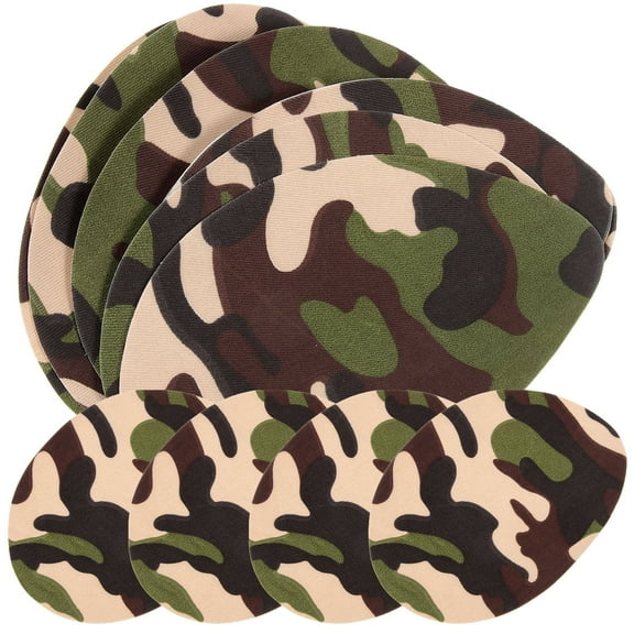 BESTONZON Camouflage Patches Iron On Patches Polyester 10Pcs