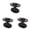 Black 3PCS, variant on Hair Brush Holder Round Hair Brush Comb Holder Display Rack Hair Styling Brush Stand Shelf Accessories (Black),8.5x5.5 inch,Green
