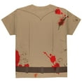 thumbnail image 2 of Halloween Zombie Grime Sheriff Walker All Over Youth T Shirt Multi YLG, 2 of 2