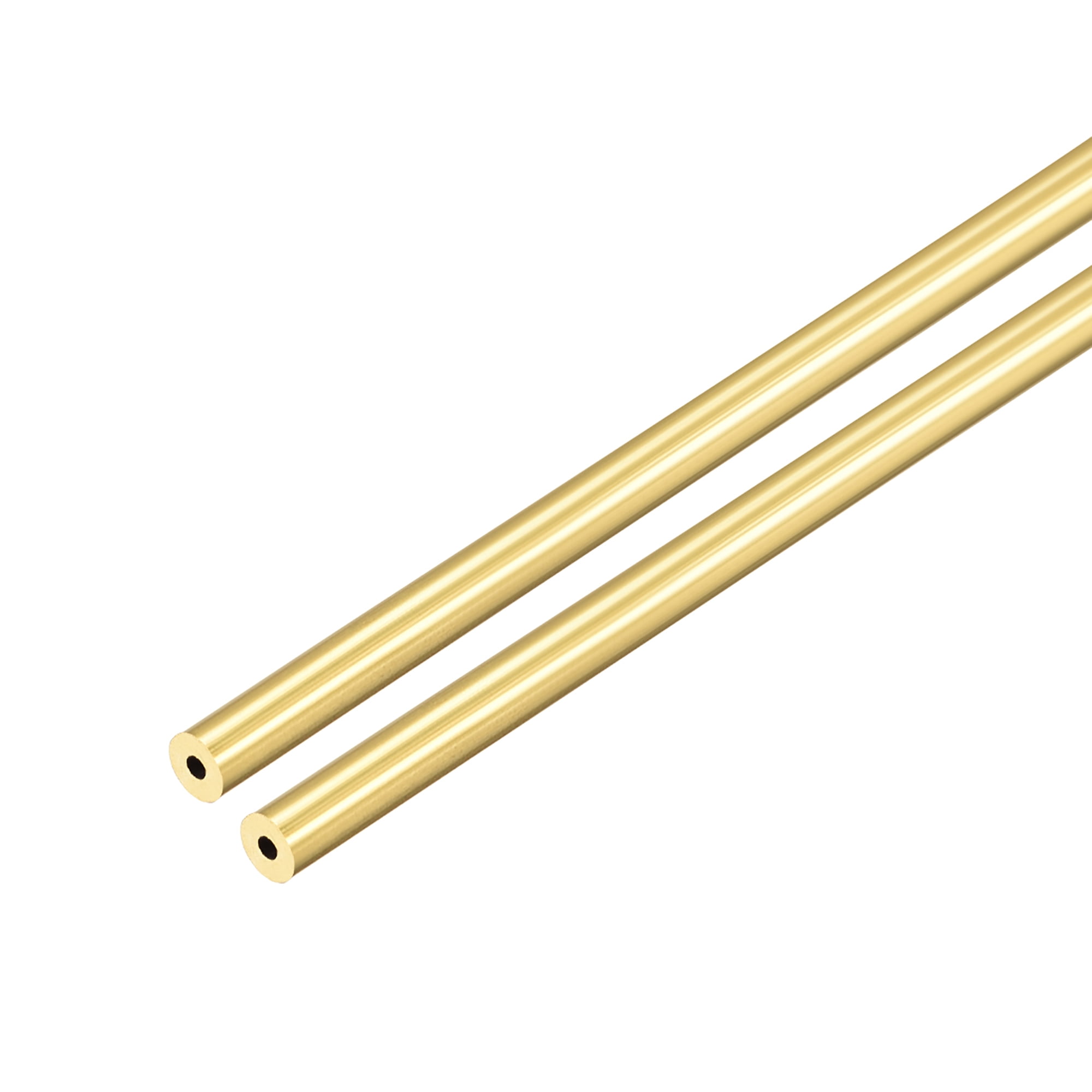Brass Round Tube 3mm OD 1mm Wall Thickness 300mm Length Seamless