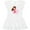 AA-White, variant on Inktastic Superhero Girl, Cute Girl, Brown Hair, Pink Cape Girls Toddler Dress