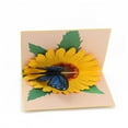 thumbnail image 4 of SouMaox Sunflower Greeting Card Three Dimensional Paper Carving Birthday Anniversary Card Handmade Unique Floral Keepsake Gift Set Envelope, 4 of 9