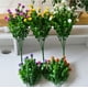 thumbnail image 2 of Flores artificiales falsas para exteriores, arbustos, paquete de 8, vegetación de plástico sintético para interior y exterior, maceta colgante, hogar, oficina, boda, granja, decoración oso de fresa Juguete, 2 of 4