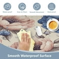 thumbnail image 4 of Leather Keyboard and Mouse Desk Mat Office Desk Accessories Protective Office Desk Decor Desk Pad Mat for Gaming, Work from Home, Office Dusty Pink Peonies 23.6" x 47.2", 4 of 9