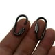 thumbnail image 5 of Anillo Mosquetón de Bloqueo Bewildely 24 Piezas Llavero Mini Ganchos Mosquetones Clips Negro, 5 of 5