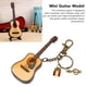 thumbnail image 4 of Mini Modelo De Guitarra, Detalles Ricos, Llavero Suavizante De Alto Brillo De 3,9 Pulgadas, Cierre De Langosta, Guitarra De Madera En Miniatura Para Decoración, 4 of 7