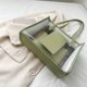 thumbnail image 5 of Bolso de mano para mujer, 2 unidades/juego, bolsa transparente de PVC para axila, bolsas de compras (verde) Ndcxsfigh Para Estrenar, 5 of 8
