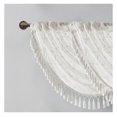 thumbnail image 3 of Sheer Embroidered Waterfall Valance White 38x46", 3 of 7
