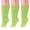 Lemon Green, variant on Long Cotton Lightweight Slouch Socks 3 PAIRS Lemon Green Boot Socks Size 9-11
