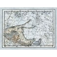 thumbnail image 2 of Jamieson, Alexander 24x19 Black Ornate Wood Framed with Double Matting Museum Art Print Titled - Maps of the Heavens: Pegasus the Horse, 2 of 4