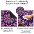 thumbnail image 4 of Paisley Mahjong Mat for Table, 31.5*31.5in Anti Slip American Mahjong Table Cloth, Noise Reduction, Neoprene Mah jongg Mat with Carrying Bag & 3 Dices, Mahjong Accessories Gift, Board Tile Games Mats, 4 of 7
