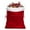 Red, variant on Christmas Santa Claus Themed Gift Bag With Drawstring