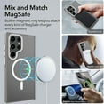 thumbnail image 2 of Dteck Magnetic Case for Samsung Galaxy S23 Ultra 5G, Compatible with MagSafe, Translucent Matte Back Shockproof Phone Cover,Grey, 2 of 8