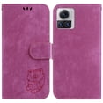 thumbnail image 2 of Compatible with Motorola Moto Edge 30 Ultra Embossed Cute Tiger Flip Folio Wallet Case Card Pocket Holder Cover, 2 of 5