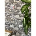 thumbnail image 4 of Dundee Deco 3D Wall Panels - Cladding, Taupe Grey Stone Look Wall Paneling, Styrofoam Facing for Interior and Exterior Applications, DIY, Set of 10, Covers 54 sq ft, 4 of 10