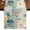 Brown, variant on Teal Blue Coastal Burlap Cotton Table Runner 13x36 Inches Short, Summer Beach Starfish Shell Coral Nautical Retro Farmhouse Table Runners, Outdoor Dining Tabletop Decor for Baby Shower/Party/Wedding