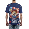 thumbnail image 5 of Patriotic Corgi Celebrates 4th of July All Over Print 3D Shirt Unisex Merch Welsh Corgi Dog Lover Gifts Idea - 02009, 5 of 6