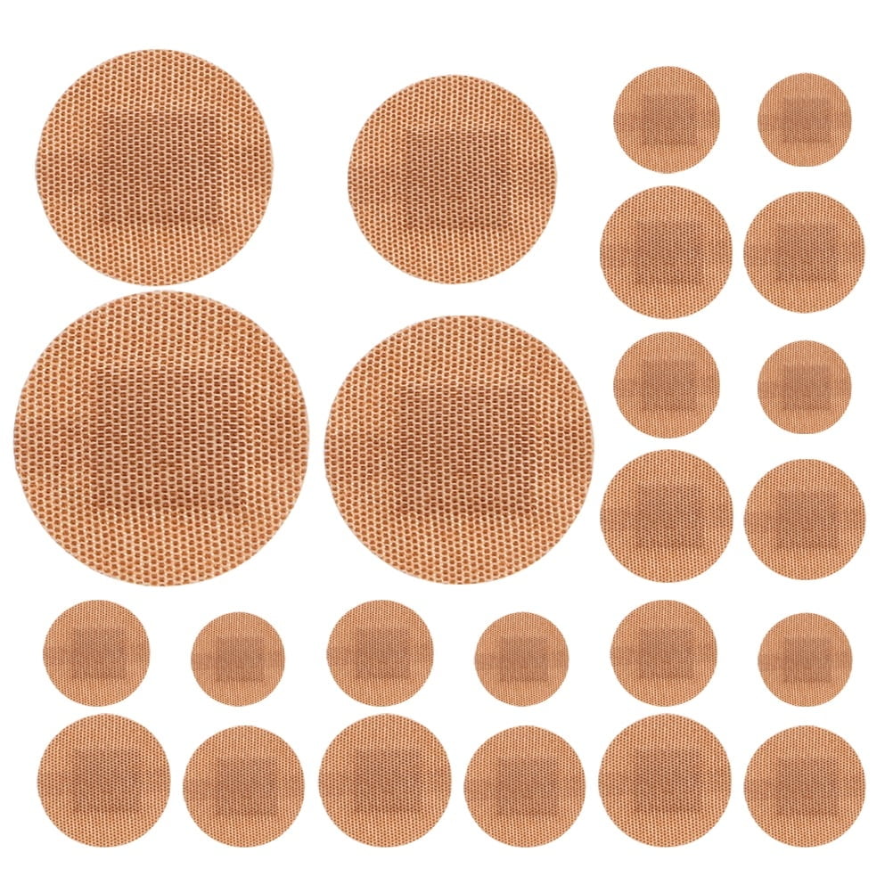 Fabric Bandages 100pcs Breathable Fabric Round Bandages for Face Nose Waterproof Spot Patches for Fingers Joint