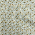 thumbnail image 1 of oneOone Polyester Spandex Dark Mustard Fabric Floral Sewing Craft Projects Fabric Prints By Yard 56 Inch Wide, 1 of 4