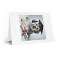 thumbnail image 2 of DistinctInk Greeting Card / Note Card - Dandie Dinmont Terrier Graduation - PACK of 25, 2 of 7