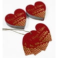 thumbnail image 5 of Inkdotpot Hugs & Kisses From The Wedding Bottle Tag Real Gold Foil Favor Hang Tag 100 Pack, 5 of 6