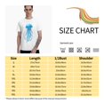 thumbnail image 6 of Blue Jellyfish T-Shirt for Men Cotton 100% Summer Tops Women Fashion Casual Short Sleeves Round Collar Short-Sleeve Couple Top Tees, 6 of 6