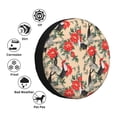 thumbnail image 4 of Xecao Roosters And Peonies Flowers for Tire Covers,Wheel Tire Cover Waterproof, Dust-Proof, And Universally Fitting for Cars,Trailers, SUVs-14 inch, 4 of 6