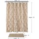 thumbnail image 5 of Shower Curtain Sets with Rugs - Pinched Pleat Farmhouse Shower Curtain Elegant Decor Set with 12 Shower Curtain Hooks for Bathroom Beige Standard 72, 5 of 5