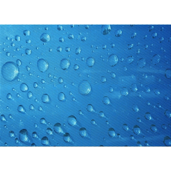 Ahgly Company Indoor Rectangle Patterned Blue Dress Blue Area Rugs, 4' x 6'