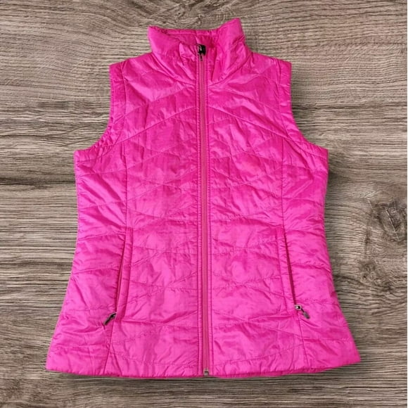 Columbia Heavenly Omni Heat Full Zip Insulated Pink Muffin Vest Women's Large