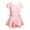 Pink, variant on purcolt Ballet Leotards for Girls Toddler Short Sleeve Crisscross Back Dance Dress Outfit with Removable Skirt