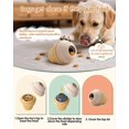 thumbnail image 3 of Juguete dispensador de premios para perros puppyspout, nylon duradero y madera, 3 of 9