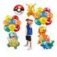thumbnail image 1 of Set De Globos Pikachu Decoración De Fiesta De Cumpleaños Xtellar Multicolor, 1 of 4