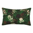 thumbnail image 3 of Salouo Camouflage Skull Print Print Pillow Case Cover,Wrinkle-Free Bed Pillow Cover Pack of 1 Home Decor Fade-Resistant and Stain-Resistant ,Pillows Not Included -20"x30", 3 of 8