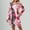 Red, variant on Women's Casual Tennis Dress Women's 70s Disco Outfit Set Hippie Dress with Accessories for Halloween and Party Black S