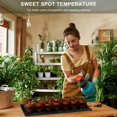 thumbnail image 4 of 2 Pack Electronic Heat Mat Waterproof Hydroponic Heating Pad for Seed Reptile Plant, 4 of 4