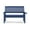 Navy, variant on Dycanpo Outdoor Bench, 47” HDPS Bench with Armrest for Garden, Patio, Backyard, Black