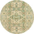 thumbnail image 1 of Ahgly Company Indoor Round Abstract Copper Green Abstract Area Rugs, 3' Round, 1 of 6