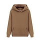 thumbnail image 2 of Sudadera con capucha para hombre y mujer, suave, color sólido, deportiva, informal, manga larga, holgada Marrón 3XL, 2 of 4