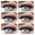thumbnail image 2 of eyeshare 1 par (2 piezas) lentes de contacto suaves de la serie brazil girl cosméticas naturales para el color de los ojos, 2 of 4
