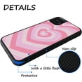 thumbnail image 2 of FYBTO for Cute Phone Cases Aesthetic Pink Heart Phone Case Protective Compatible with iPhone 12, 2 of 3