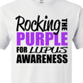 thumbnail image 4 of Inktastic Rocking the Purple for Lupus Awareness T-Shirt, 4 of 5