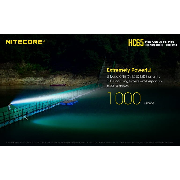 Nitecore - LED Stirnlampe HC65 - Head torch, Buy online
